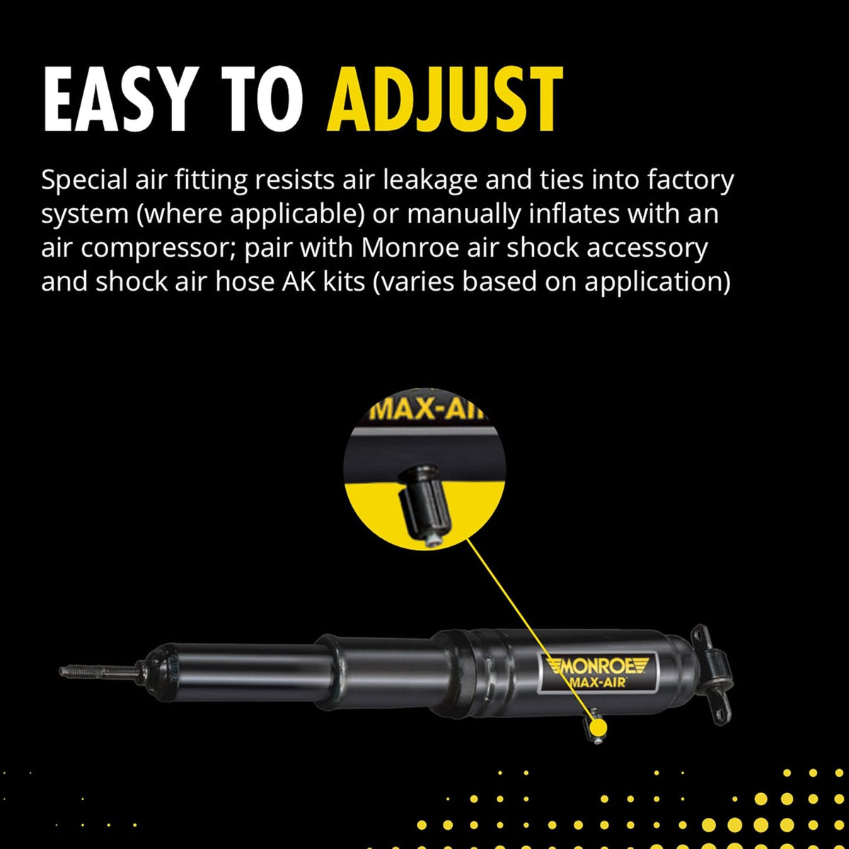 Adjust Shock Absorber Pack of 2 E35055