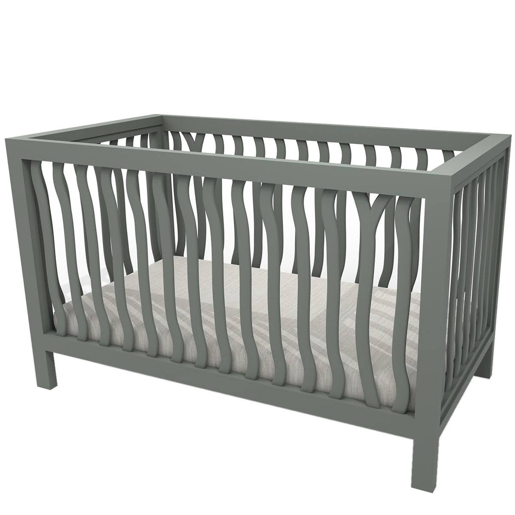 Convertible Crib (Acacia/Snow) Z243