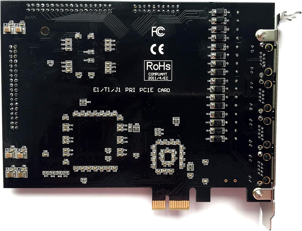 4 Port E1/T1 PCI-E Card W232