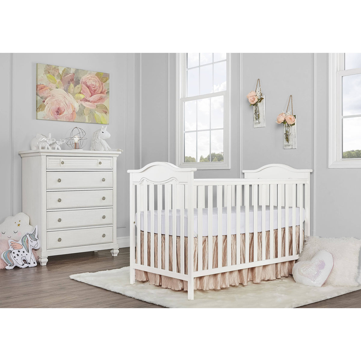White Convertible Crib A946