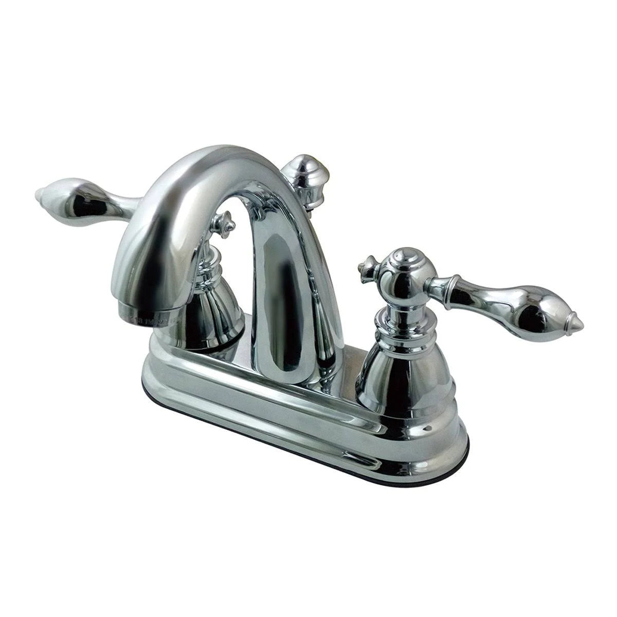 Satin Nickel Two-Handle Centerset Lavatory Faucet with Pop-Up E29972