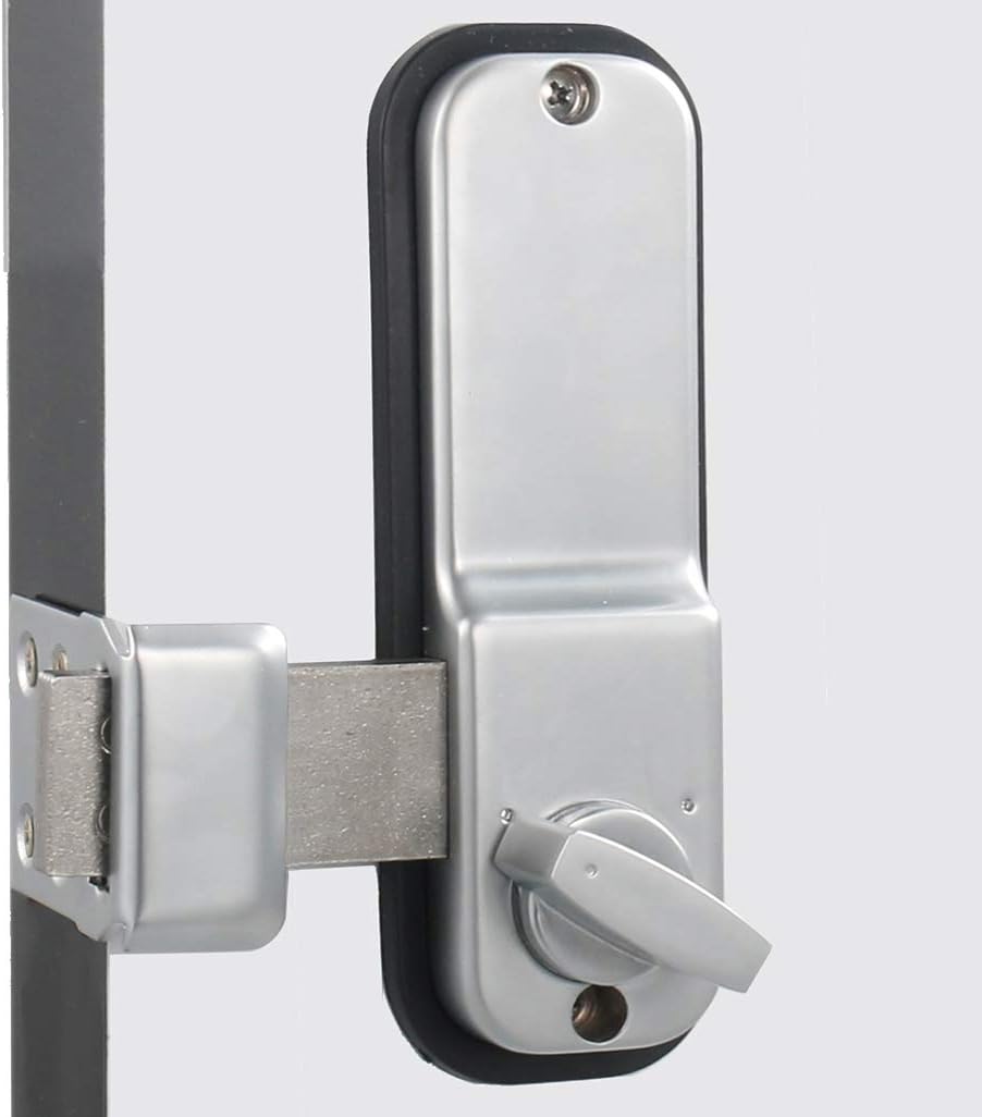 Satin Chrome Combination Surface Mount Deadbolt U87967