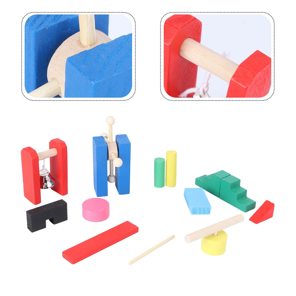 Wooden Domino Blocks Building Toy Educational Toys P14254
