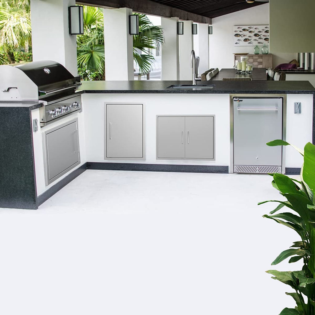 Stainless Steel BBQ Access Door 14 W x 20 H K348622