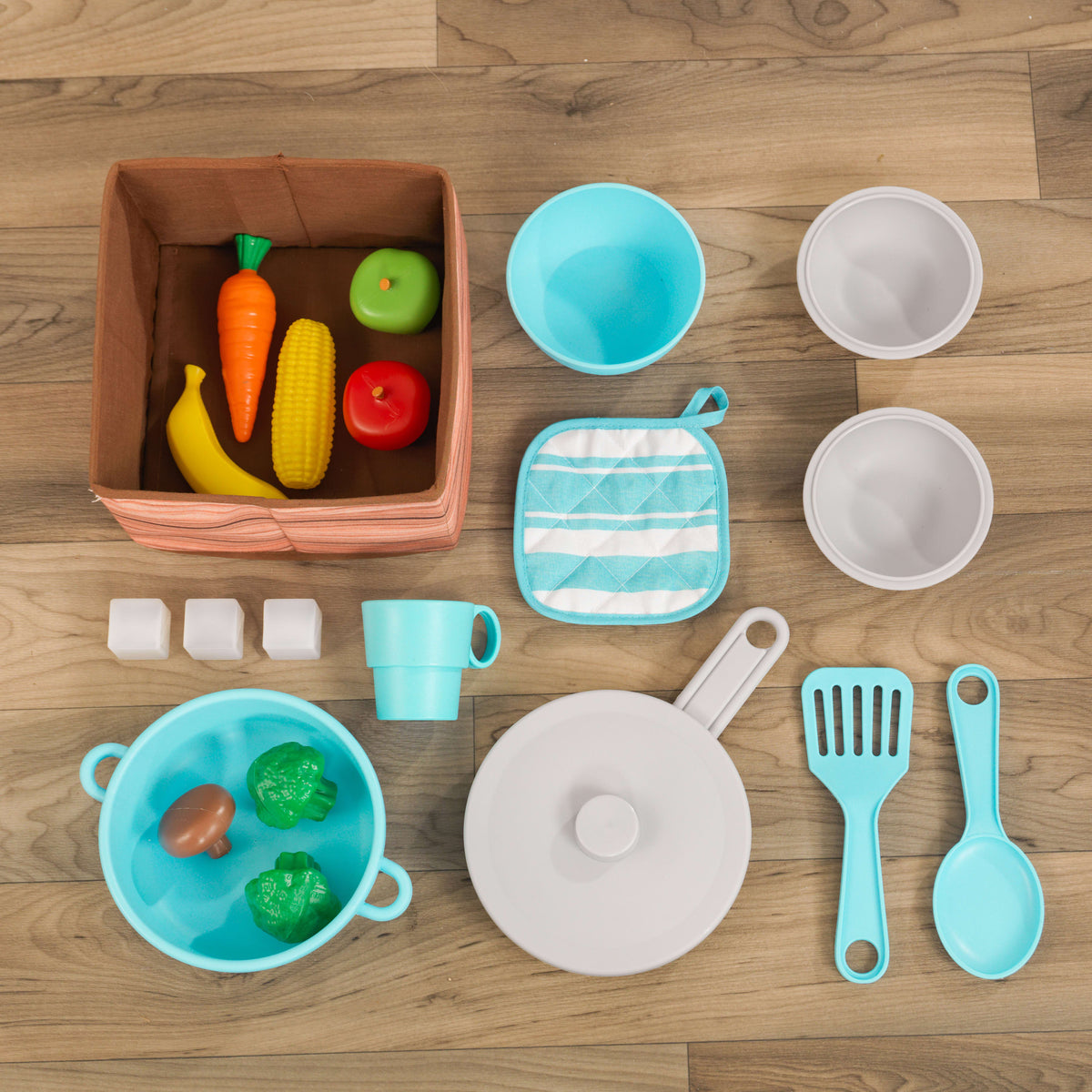 Play Kitchen with Lights and Sounds, Working Ice Maker and 22 Accessories H643600