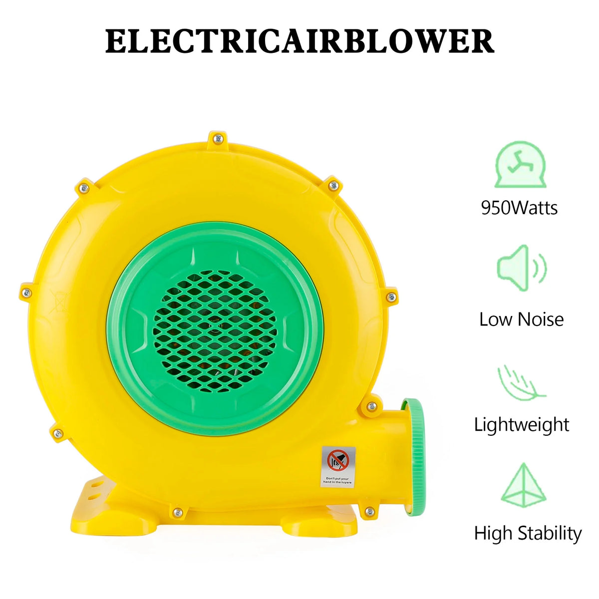950 Watt Inflatable Bounce House Water Slide Air Pump Blower Fan R114240