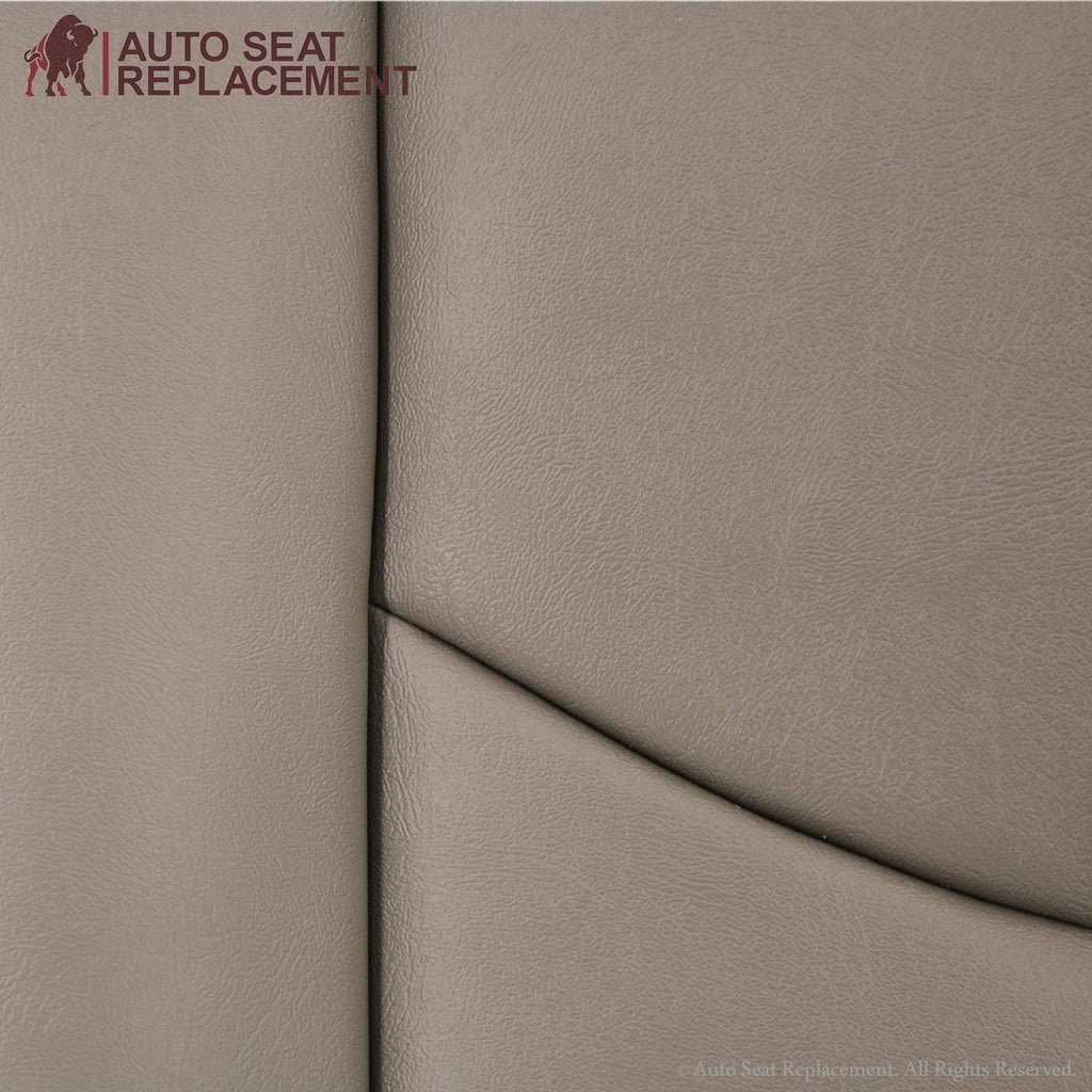 Passenger Synthetic Leather Seat Cover in Pewter Gray A590