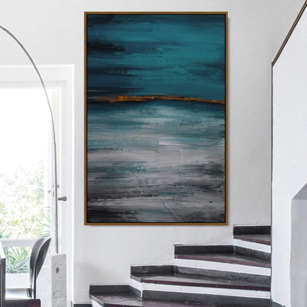 24x36 Framed Canvas Wall Art Abstract Texture V34165