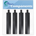 4-Pack BBQ Gas Grill Tube Burner Replacement Parts, Cast Iron Pipe Burners 15 3/4" D4713