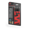 Heavy Duty Bicycle Lock with Carrying Case, 35 inch Red S6155