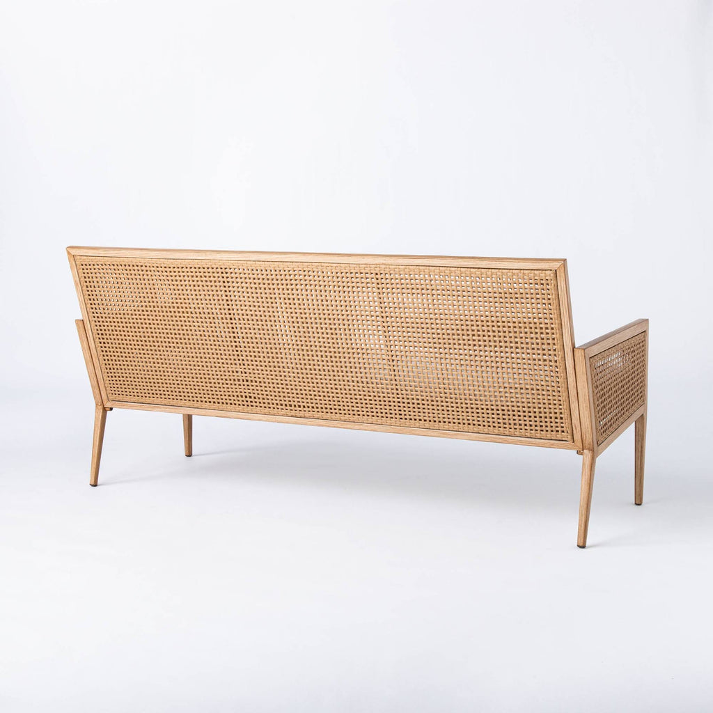 Wicker & Metal Patio Sofa V990156