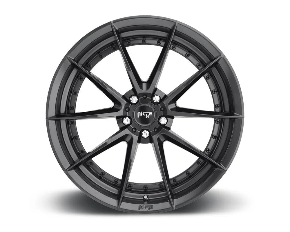 Satin Black 1-Piece Cast Wheel 20x9 5x112 38mm H5573