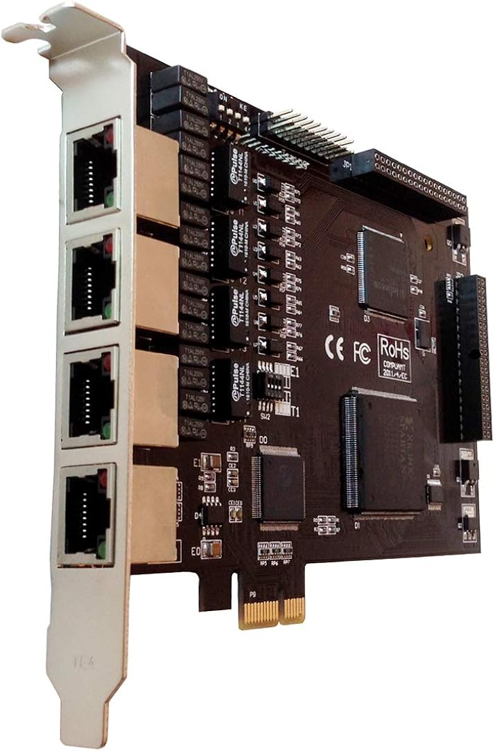 4 Port E1/T1 PCI-E Card W232