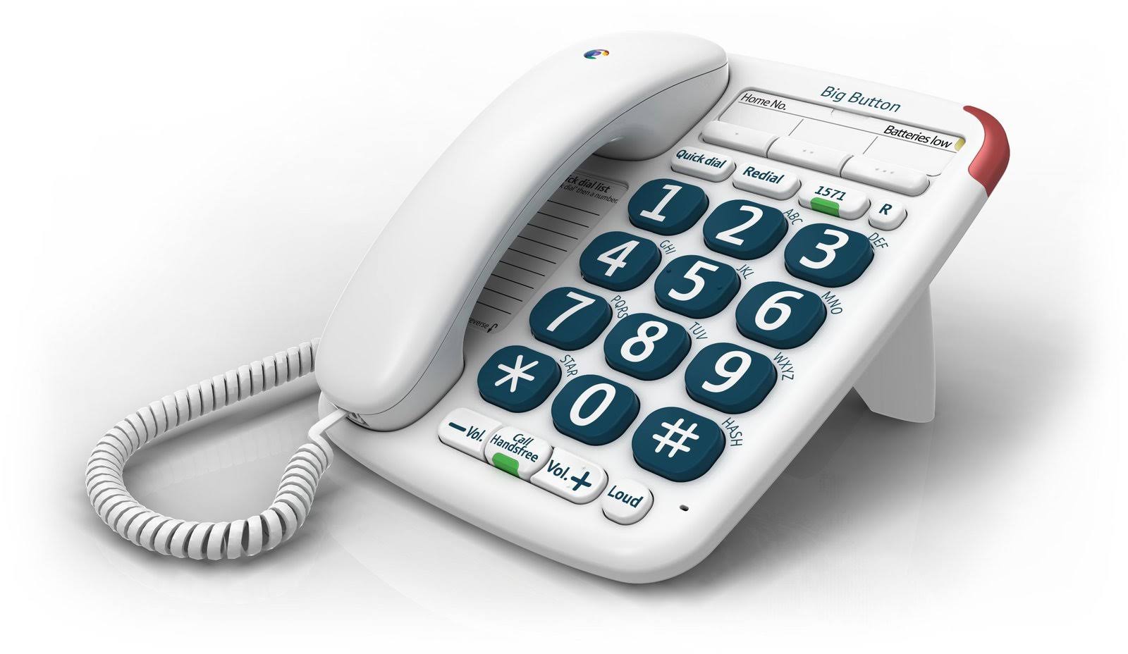 White Corded Telephone X231