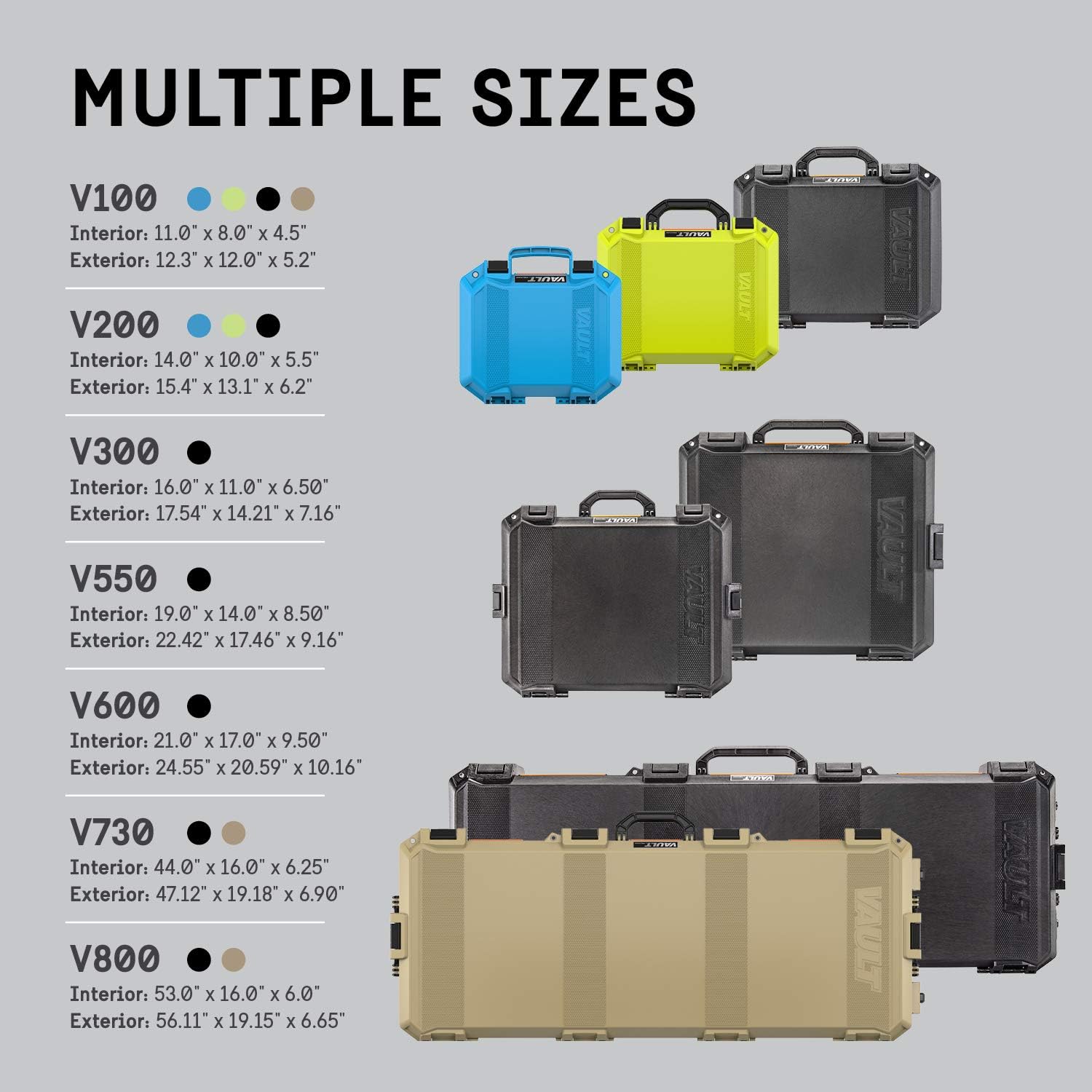 V300 Multi-Purpose Hard Case with Foam L1583