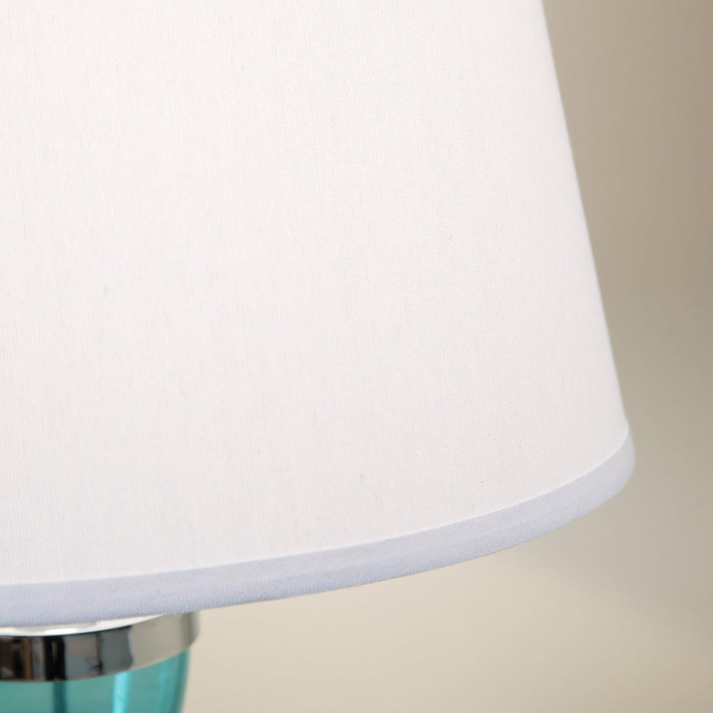 Turquoise Dimpled Glass Table Lamp A386917