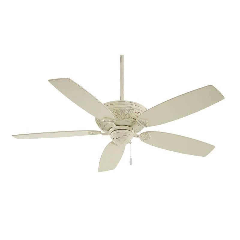 French Beige 54x22 Ceiling Fan with Medium Maple Blades P386