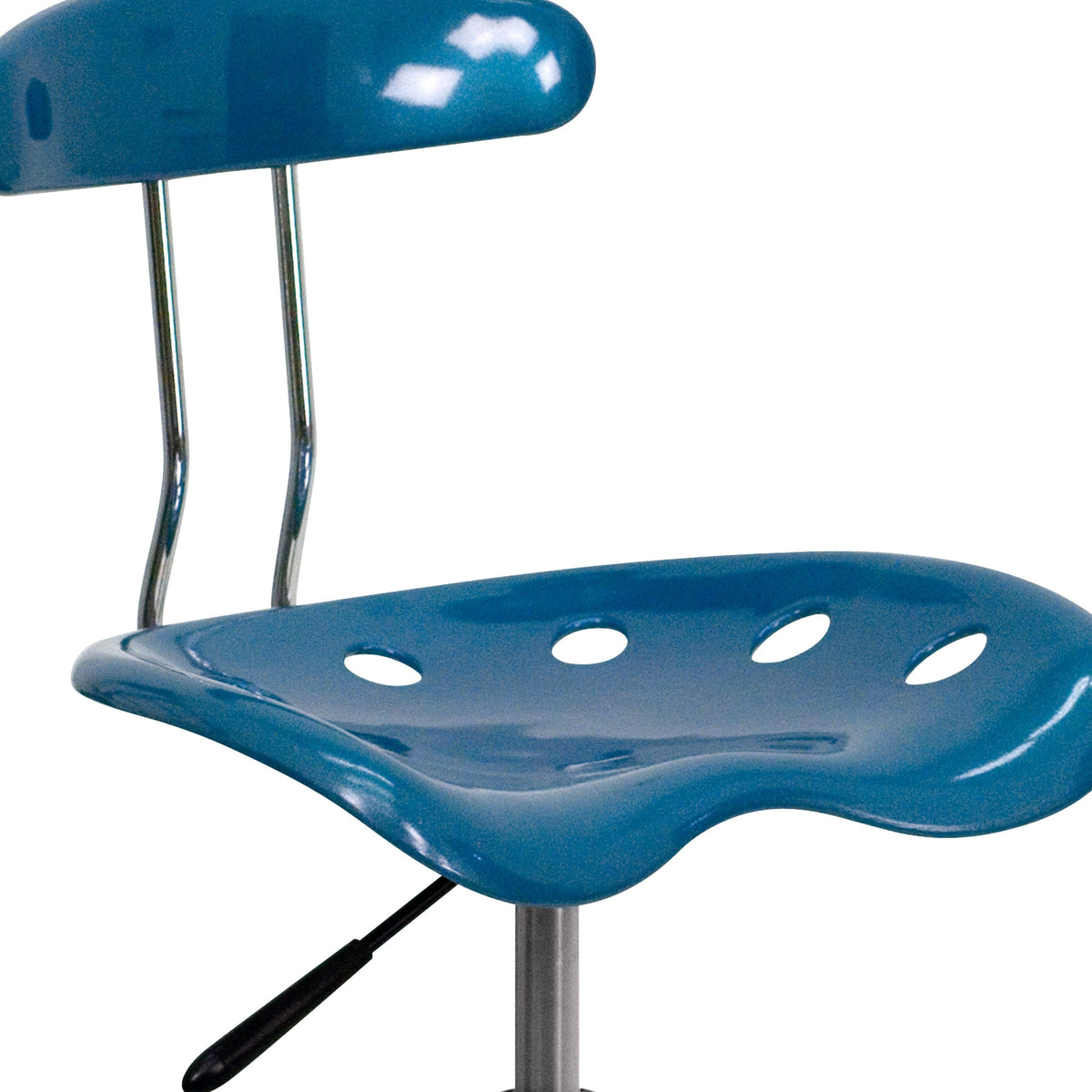 Pink Adjustable Swivel Chair with Tractor Seat K94362