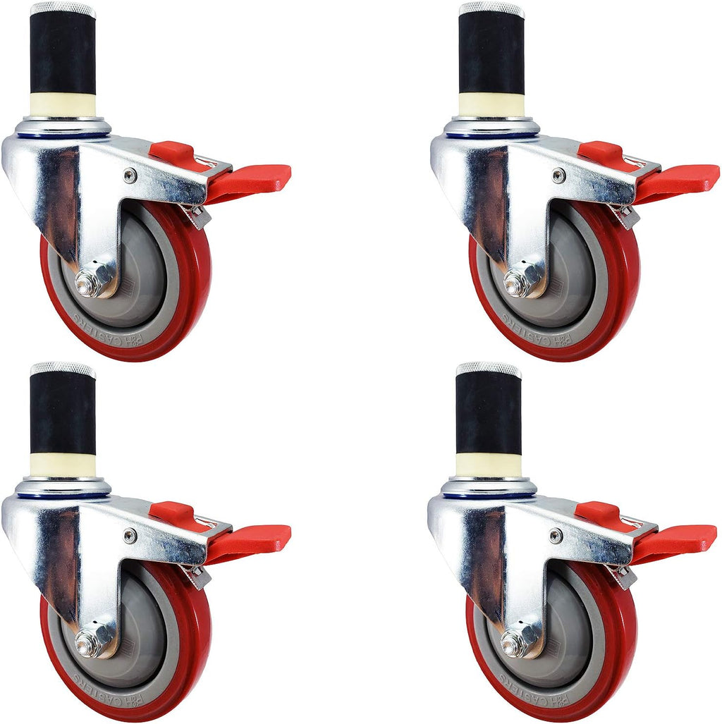 4 inch Caster Wheel Set Total Locking Casters N783860