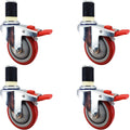 4 inch Caster Wheel Set Total Locking Casters N783860
