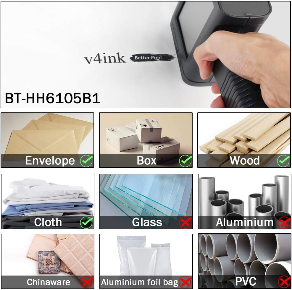 Handheld Printer Labeler with 4.3 Inch HD LED Touch Screen S70366