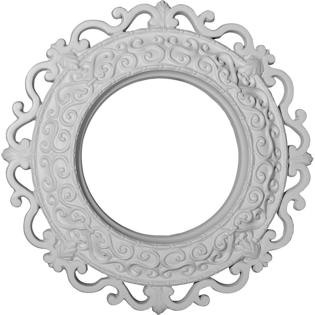 Hand-Painted Copper Penny Ceiling Medallion E962453