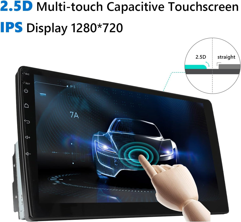 10.1 Inch Double Din Car Stereo Receiver with Bluetooth H650