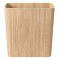 Oak Wood Trash Can with Lid D737340