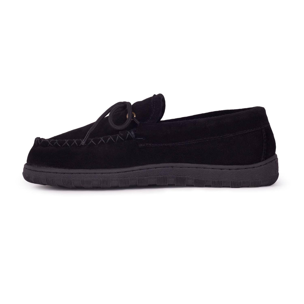 Black Sheepskin Moccasin, Size 13 F49766