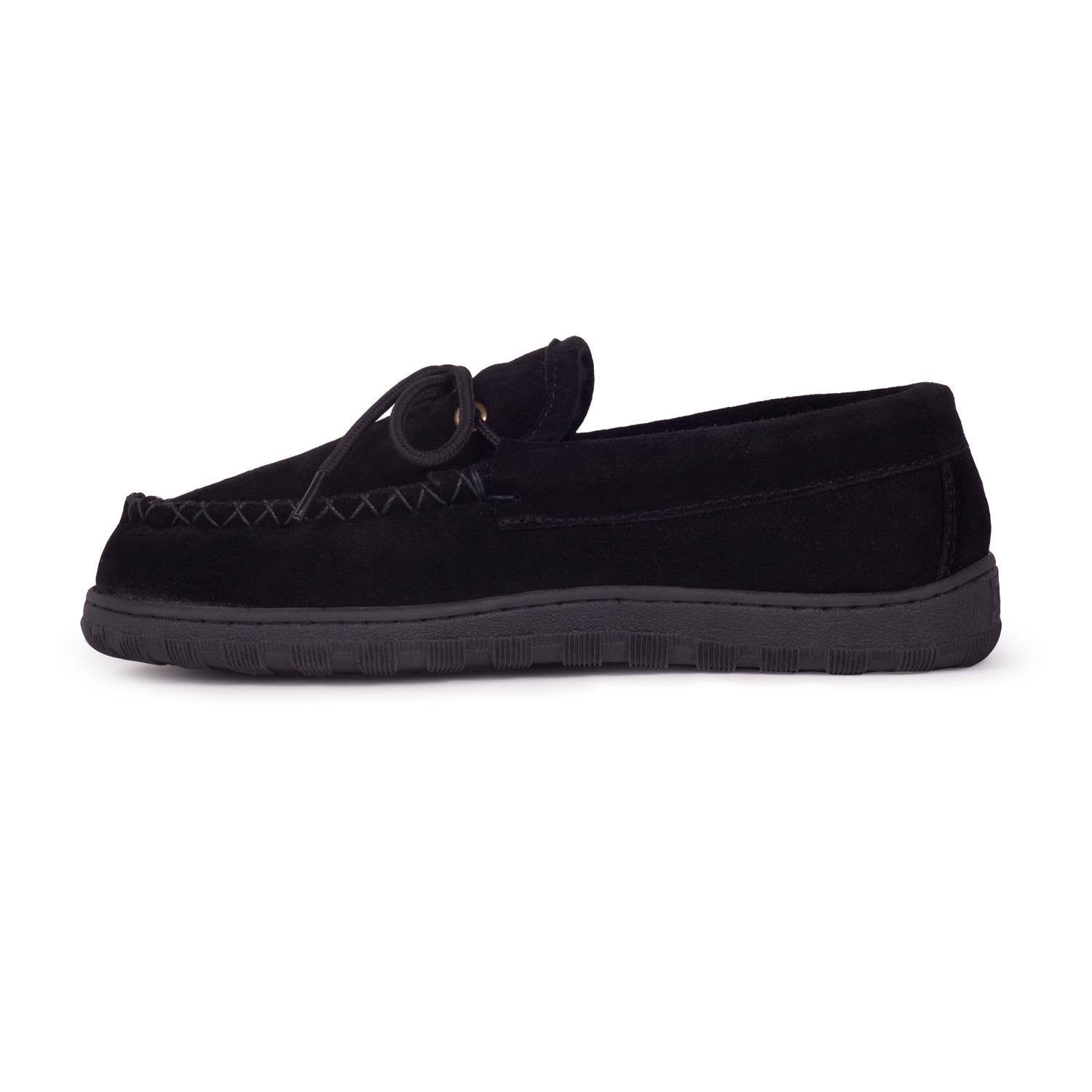 Black Sheepskin Moccasin, Size 13 F49766