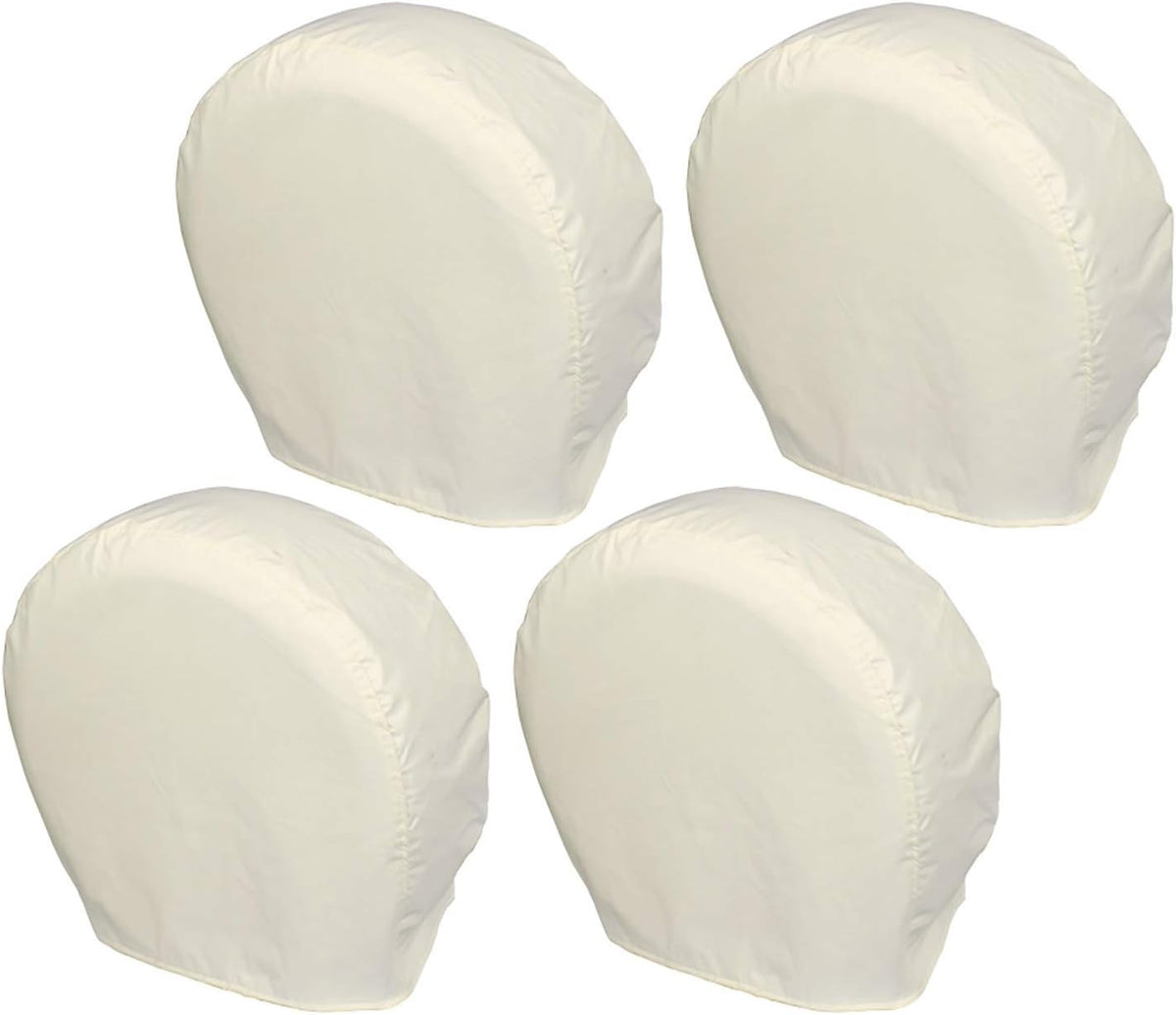 Tire Covers 4 Pack White Pack of 2 O95908