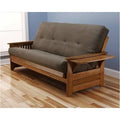 Full Futon with Suede Olive Mattress A893100