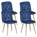 Blue Dining Chair 4PCS L996