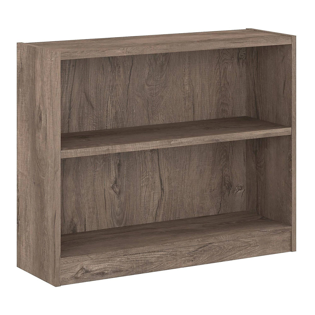 Rustic Gray 2 Shelf Bookcase T5348