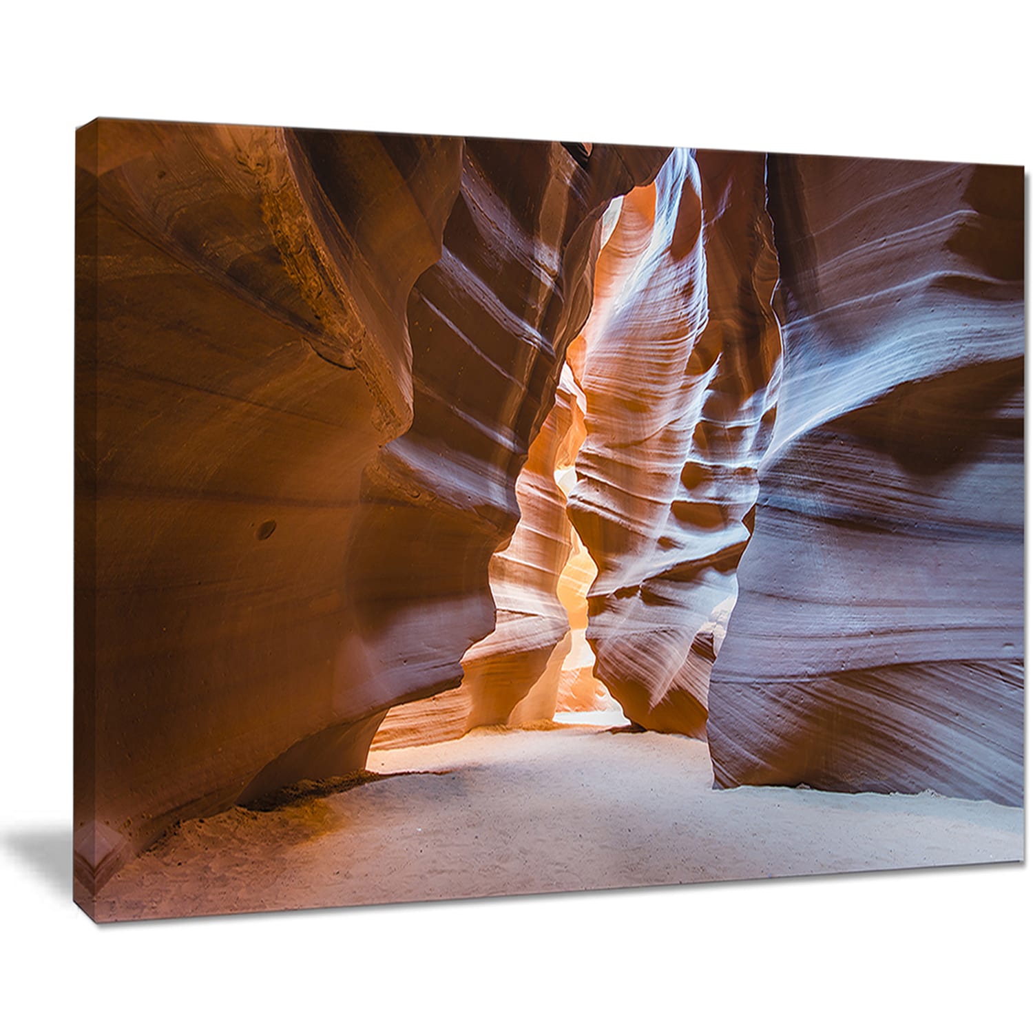 Brown Landscape Photo Canvas Print A468958