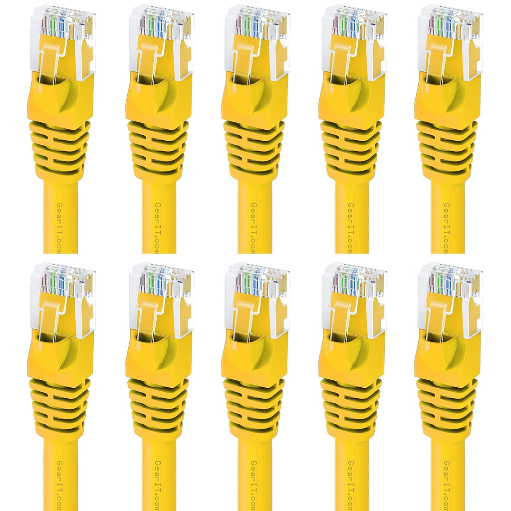 Cat 6 Ethernet Cable 6 ft (10-Pack) Black U903