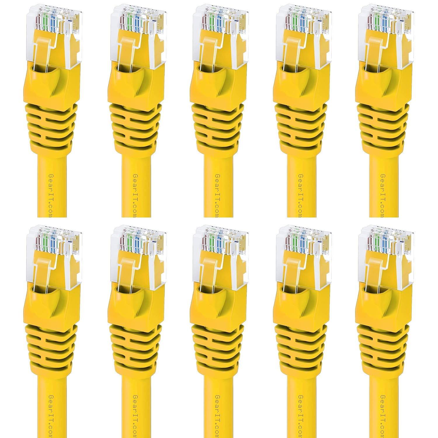 Cat 6 Ethernet Cable 6 ft (10-Pack) Black U903