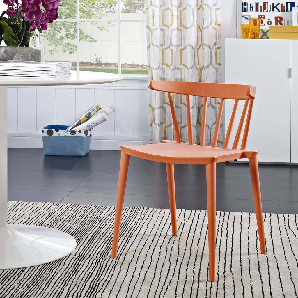 White Spindle Dining Side Chair K601243