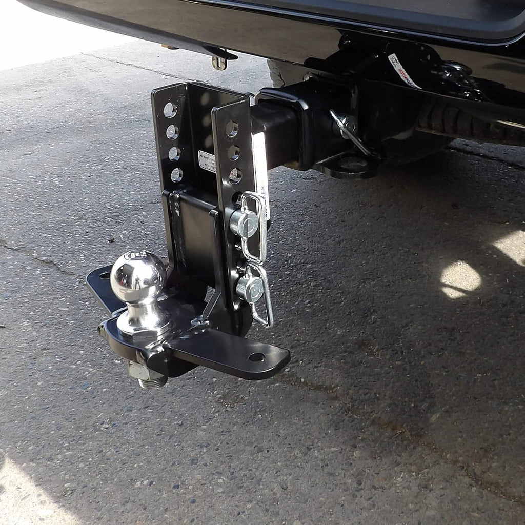 Drop Ball Mount with Sway Control Tabs, 12,000 lbs, Fits 2-1/2" Hitch, 2-5/16" Ball M72010