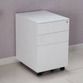 White 3-Drawer Filing Storage Cabinet J962