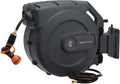 Retractable Wall Mounted Garden Hose Reel 1/2" x 147 ft with Automatic Rewind U165278