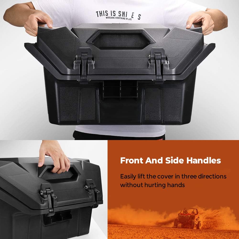 Upgraded Storage Rear Cargo Box with Two Lockable Latches Q9823