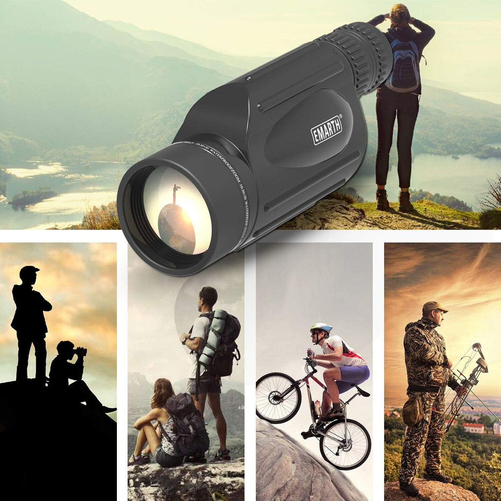 10-30X50 Zoom Monocular Telescope BAK4 Prism Waterproof R6947