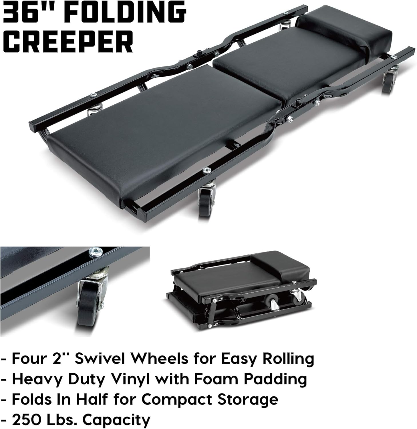 6 Piece Car Jack and Garage Creeper Service Set T8799