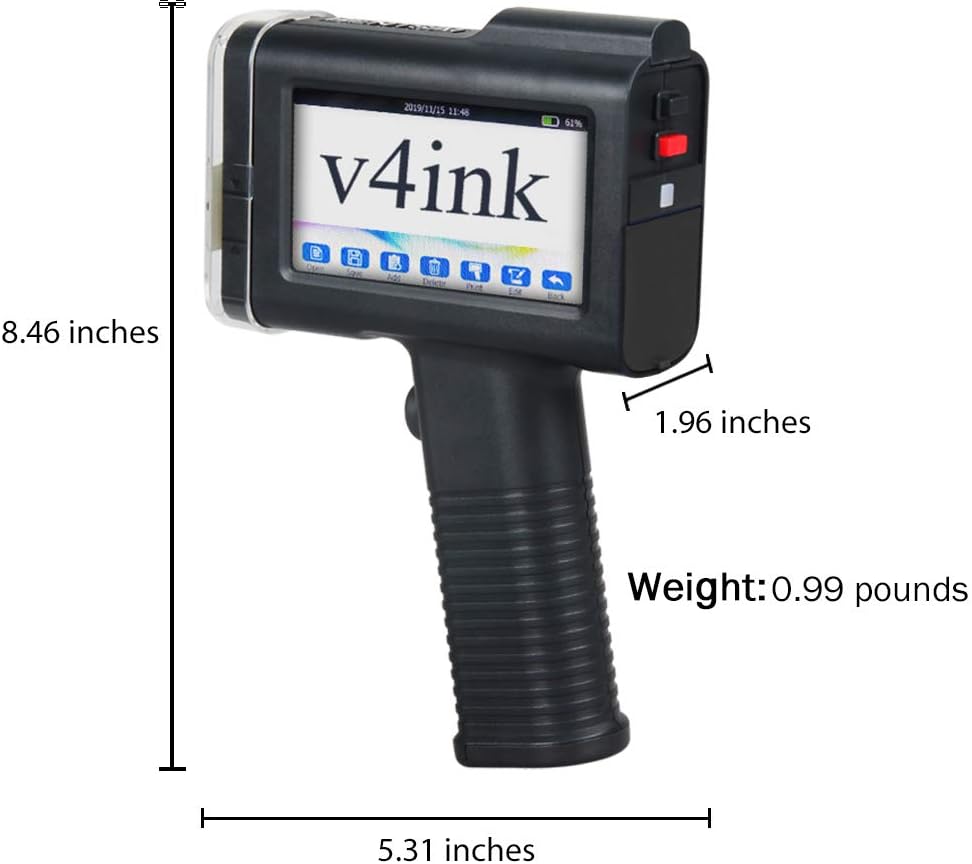 Handheld Printer Labeler with 4.3 Inch HD LED Touch Screen S70366
