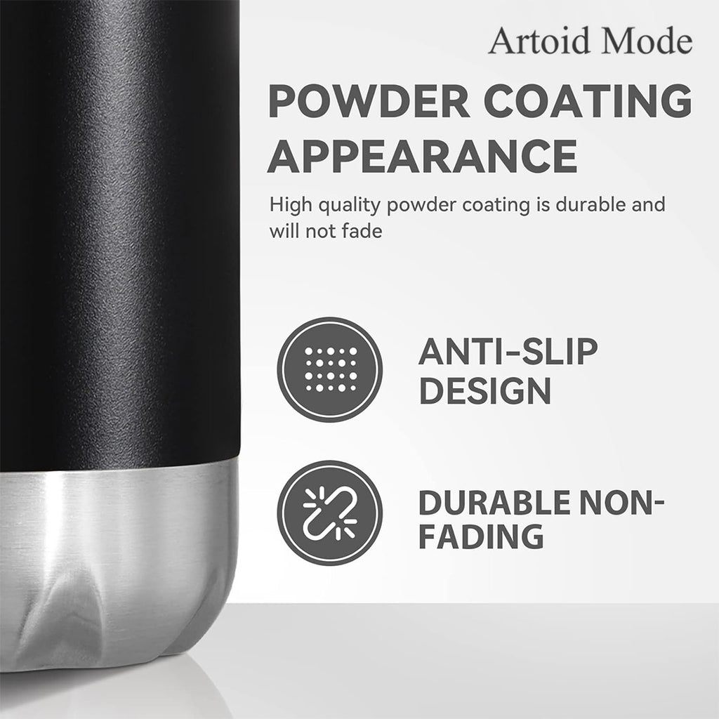 17oz Stainless Steel Double Wall Insulated Water Bottle F296