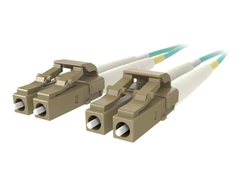 Aqua Fiber Optic Patch Cable 164 ft K7418