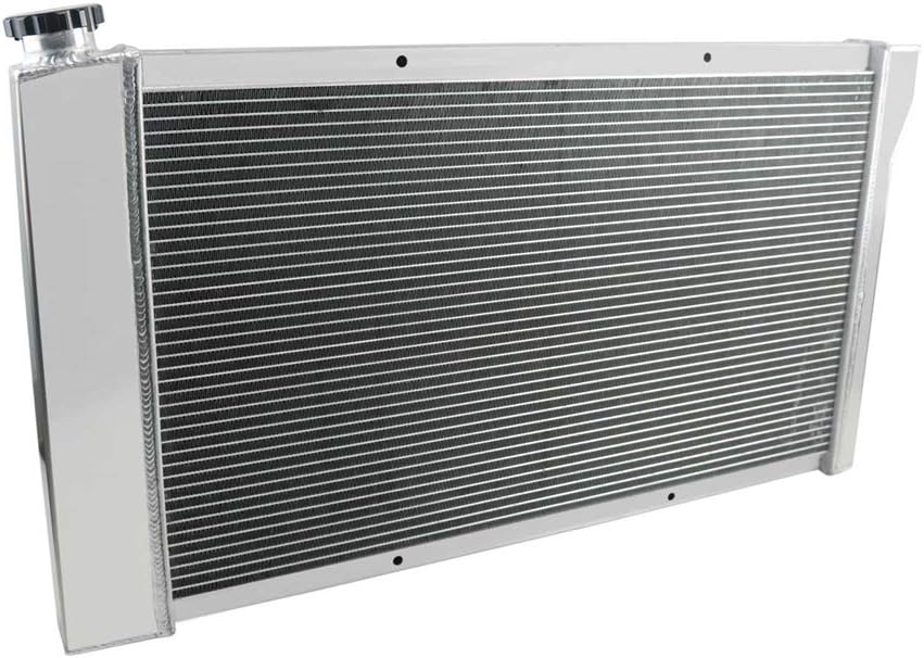 3 Row Core Aluminum Radiator with 2 x 12" Fan and Thermostat Relay Wire Kit F8191