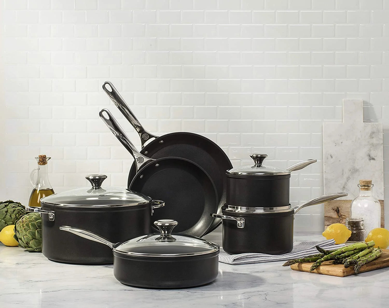 10-piece Toughened Cookware Set T854