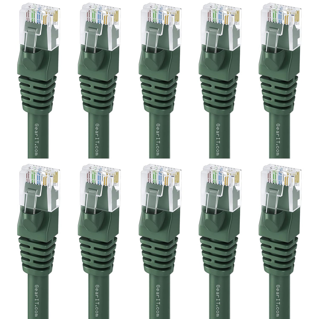 Cat 6 Ethernet Cable 6 ft (10-Pack) Black U903